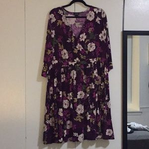 Torrid 3/4 length sleeve dress - 2X